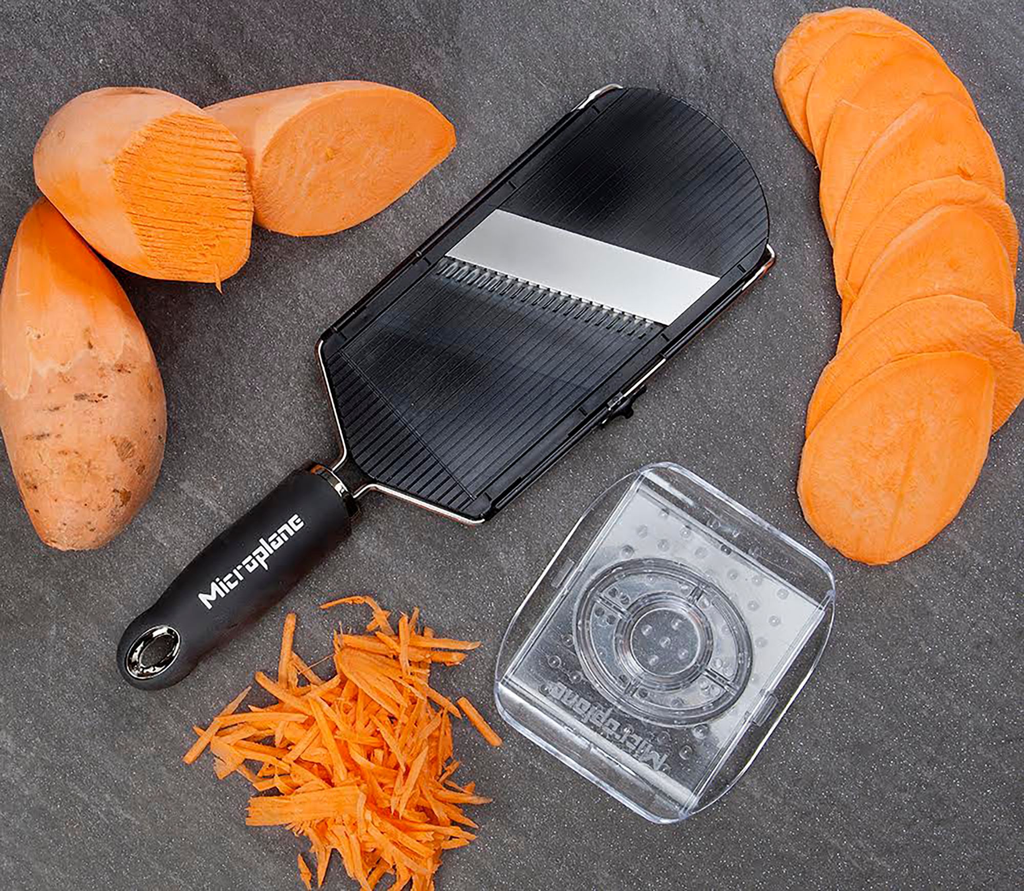 Microplane Adjustable Slicer with Julienne Blade